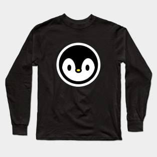 Penguin Bird Cartoon Animal Lover Pet Owner Cute Vintage Ice Bambu Brand Long Sleeve T-Shirt